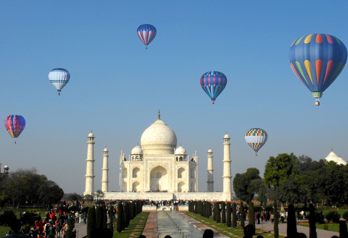 Hot Air Baloon Ride, Agra