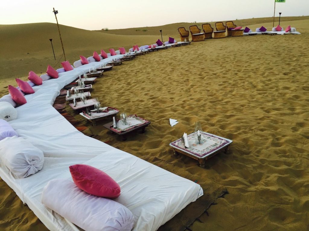 Barbecues in Sand Dunes, Rajasthan